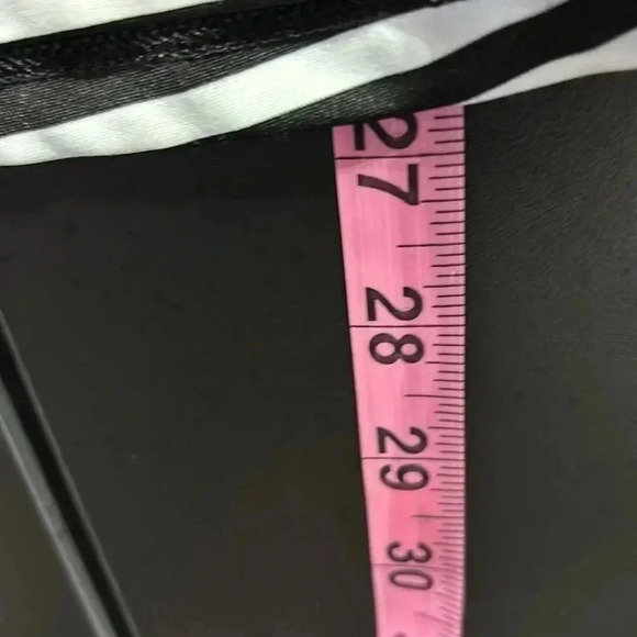 90° By Reflex Racerback,horizontal stripe,,scoop neck athletic tank top, - Picture 4 of 5